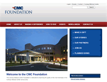 Tablet Screenshot of cmcfoundationsc.com